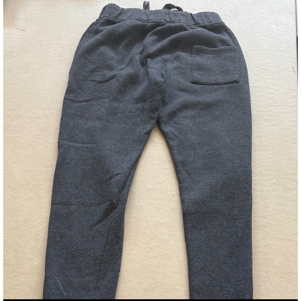 Aeropostale Womens Charcoal Gray Fleece Joggers Sweatpants Aero 1987 Logo Small - Picture 3 of 4